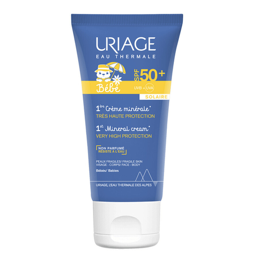 Acquista Bébé 1Er Crème Minérale Spf50+ Uriage 50ml Bébé 1Er Crème Minérale Spf50+ Uriage 50ml