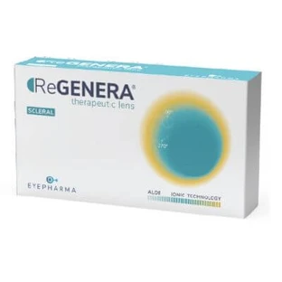 Regenera therapeutic ionic scleral contact lenses