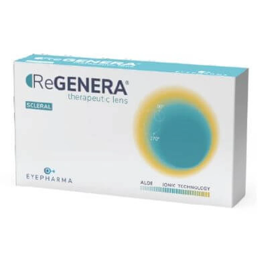 Lentes de contacto esclerales iónicas terapéuticas Regenera