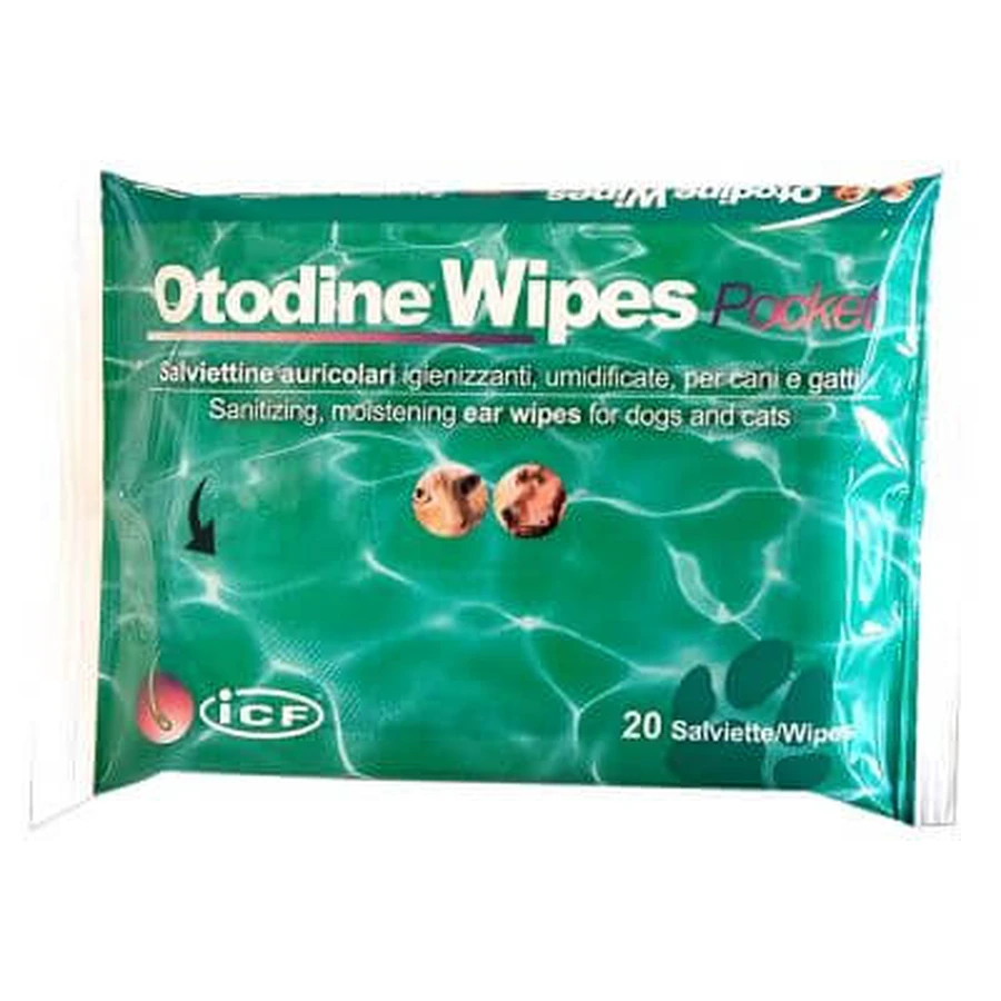 Otodine pocket wipes 20 pieces