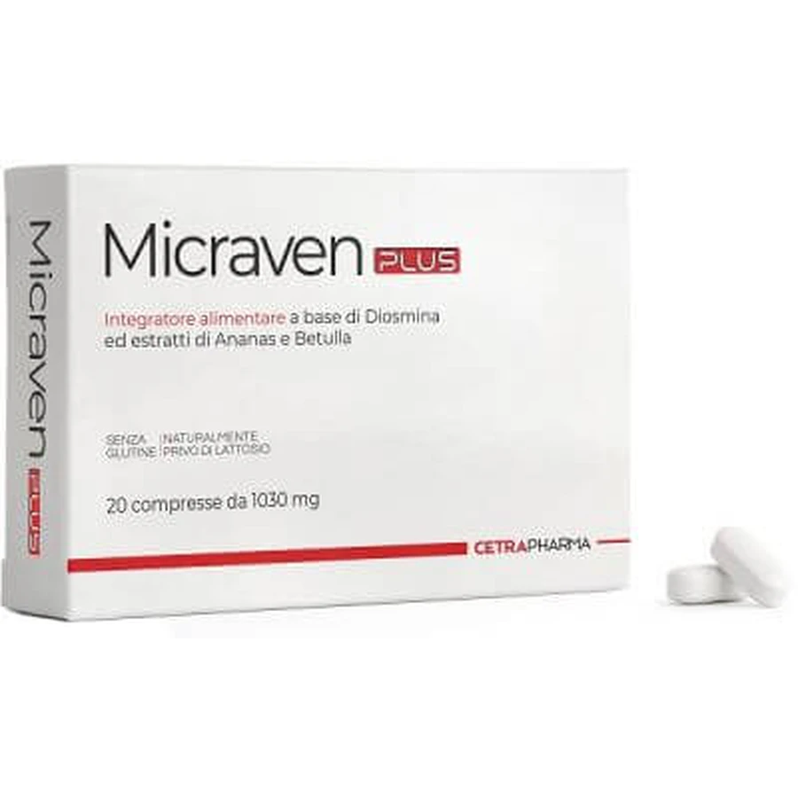 Micraven plus 20 tablets 1030 mg