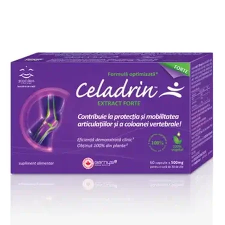 Celadrin Extract Forte 500 mg, 60 Kapseln, Good Days Therapy