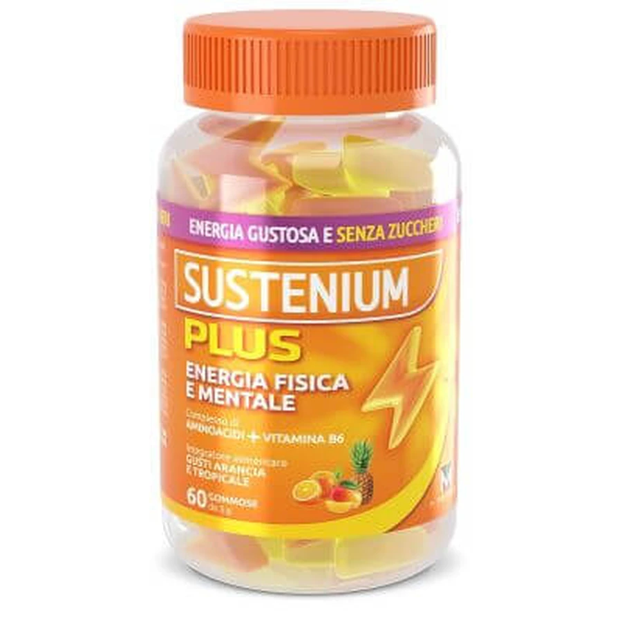 Sustenium plus 60 caramelos de goma 3 g