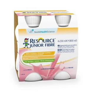Resource junior strawberry fiber 200 ml 4 pieces