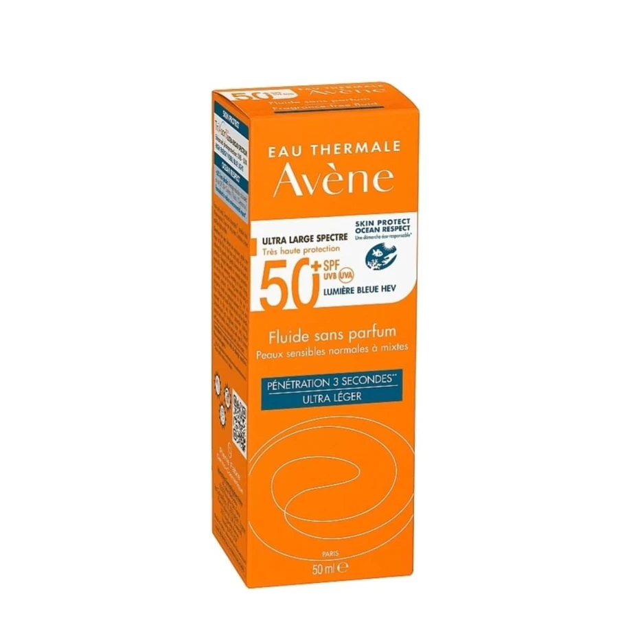 Avene sol fluid spf50+ senza profumo nuova formula 50 ml