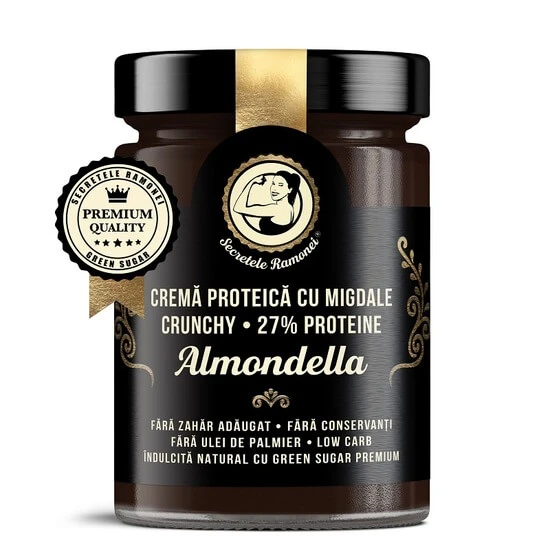 Almondella cruncy almond protein cream, Ramona's Secrets, 350g,…