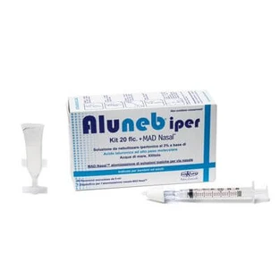 Kit Aluneb hypertonic solution 3% hypertonic solution 3% 20 vials + crazy nasal atomizer