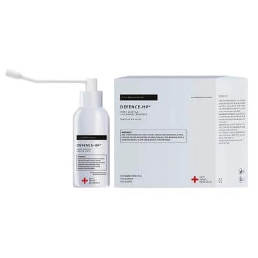 Spray de protection des muqueuses vaginales hp genital defense vaginal defense 40 ml + 4 canules jetables