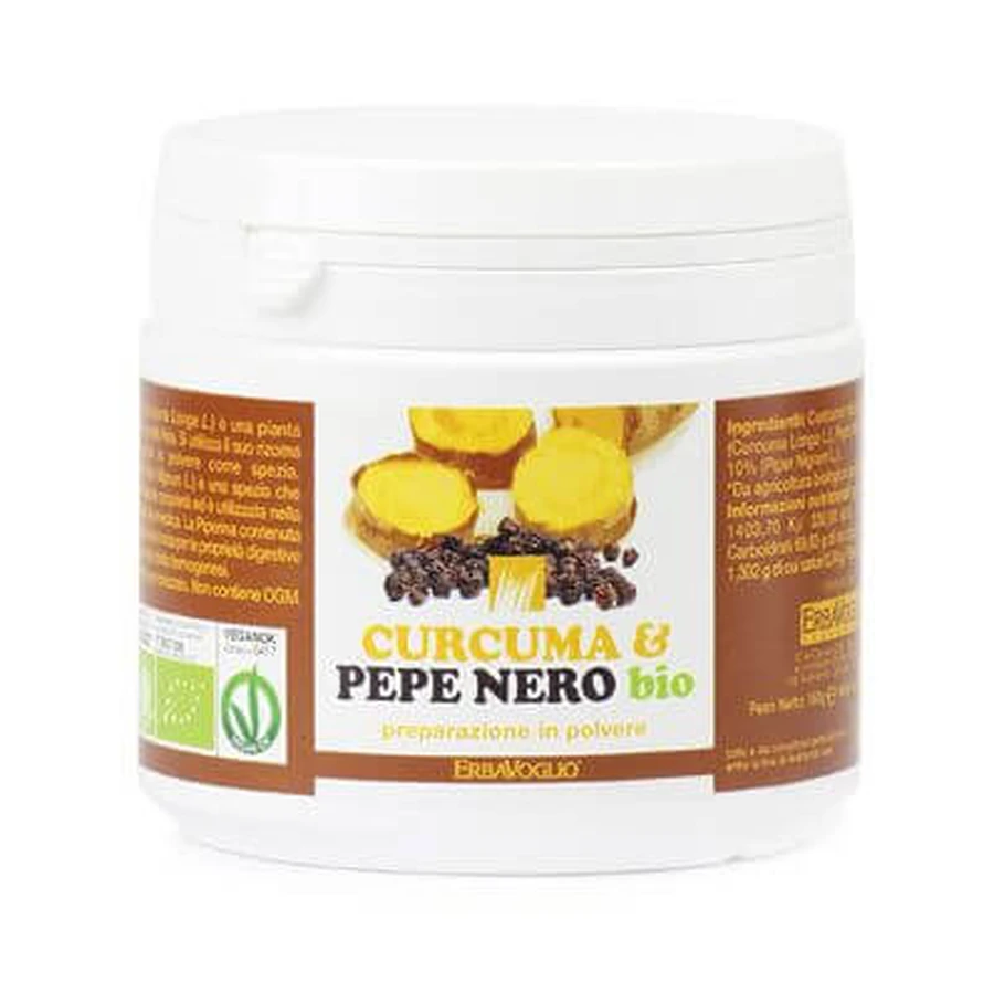 Kurkuma und schwarzes Pfefferpulver 150 g