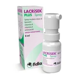 Lacrisek plus oogheelkundige oplossing spray zonder conserveermiddel 8 ml