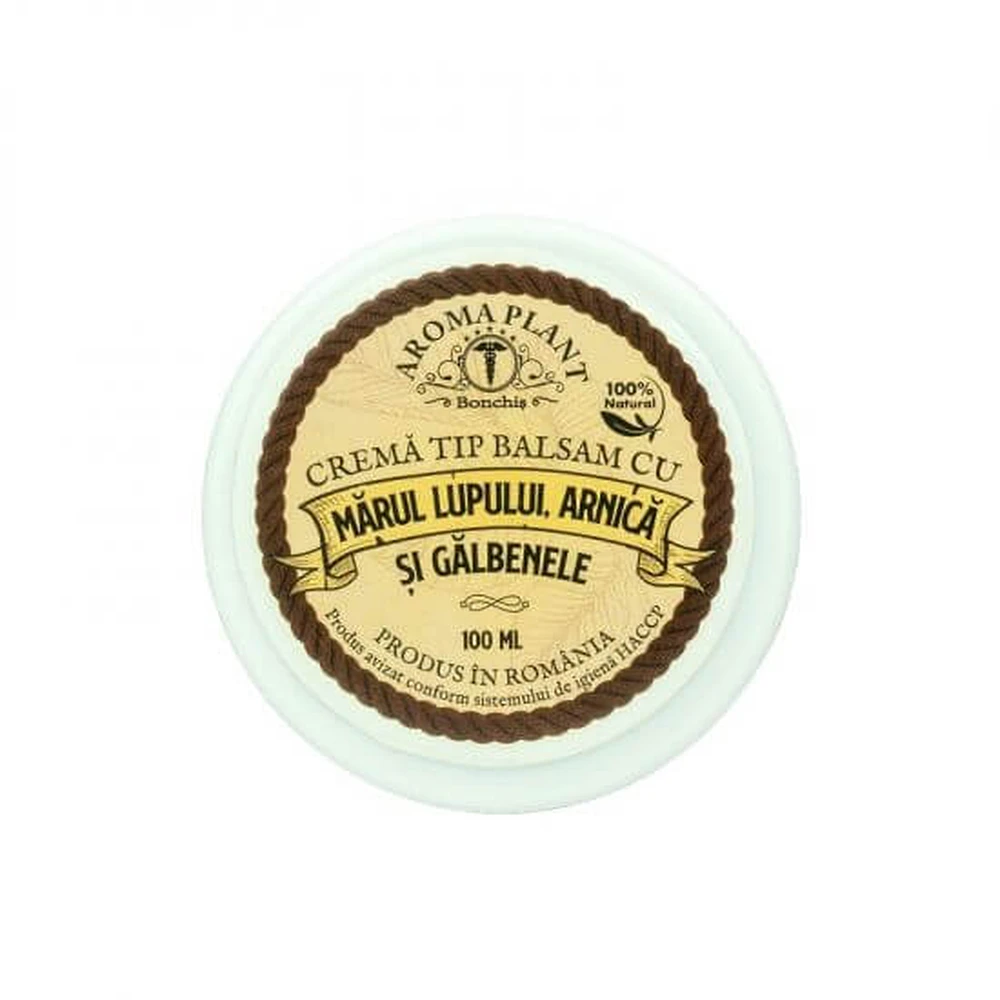 Balsemcrème met wolfsappel, arnica en goudsbloem, 100 ml, Aromaplant