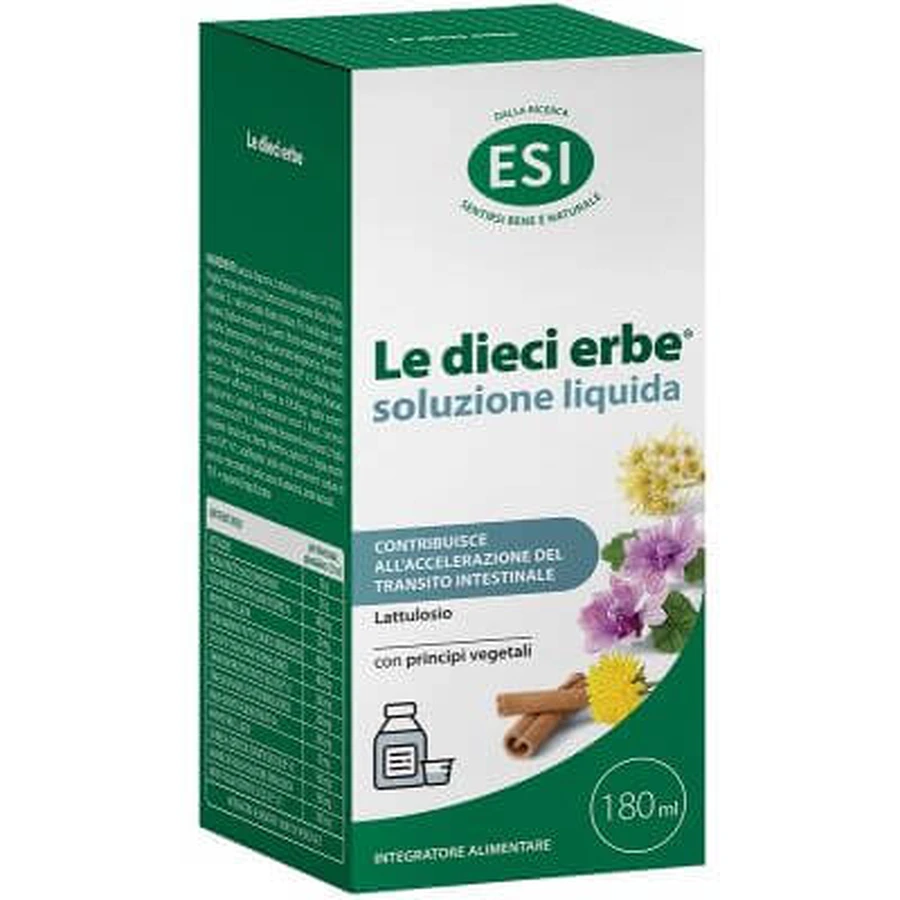 Esi le dieci herbs liquid solution 180 ml