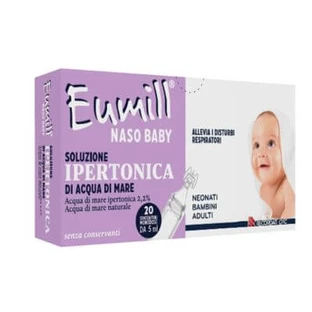 Eumill hypertonic solution for baby's nose 20 single-dose 5 ml containers
