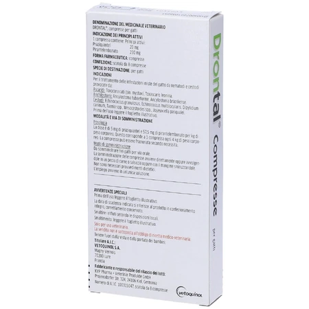 Drontal pentru pisici, 8 comprimate, Bayer