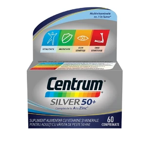 Centrum A to Z Silver 50+, 60 comprimidos, Gsk