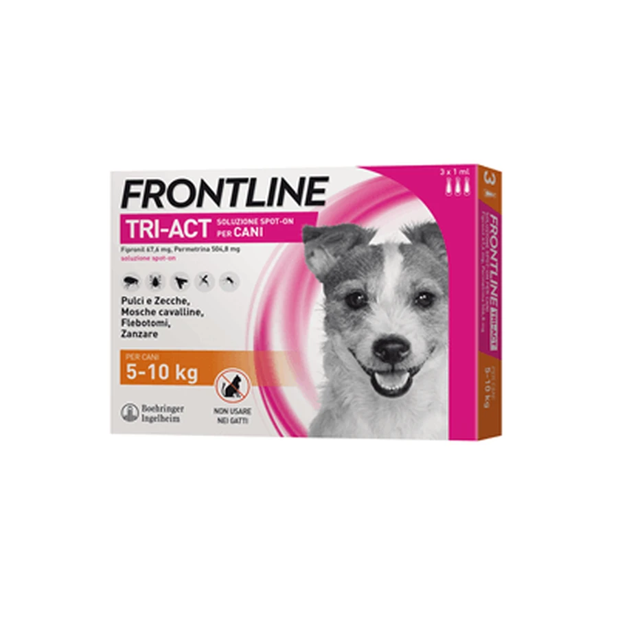 Frontline tri-act*3pip 5-10kg