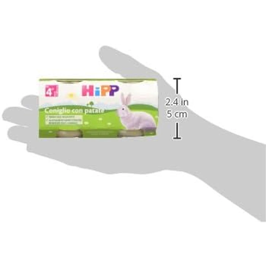 Hipp rabbit homogenized with potatoes 2 pieces 80 g