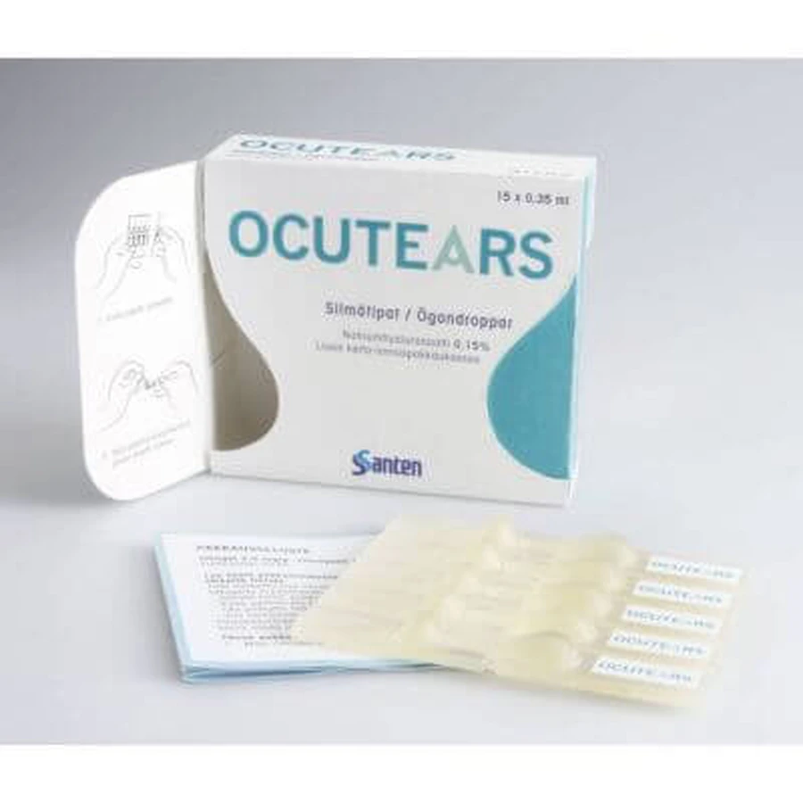 Ocutears hydro+ 0.4% 15x0.35 ml