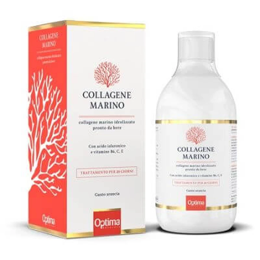 Flüssiges, trinkfertiges hydrolysiertes Meereskollagen 500 ml
