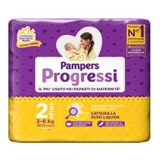 Pampers progres mini 28 piezas