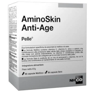 Nhco aminoskin anti-aging bouteille 56 gélules + 56 gélules