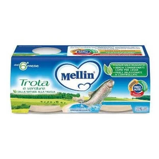 Păstrăv omogenizat Mellin 2 x 80 g