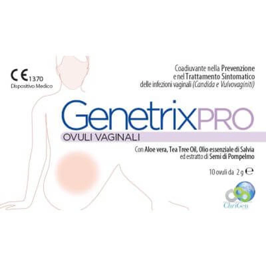 Genetrix pro 10 vaginale ovules 2 g