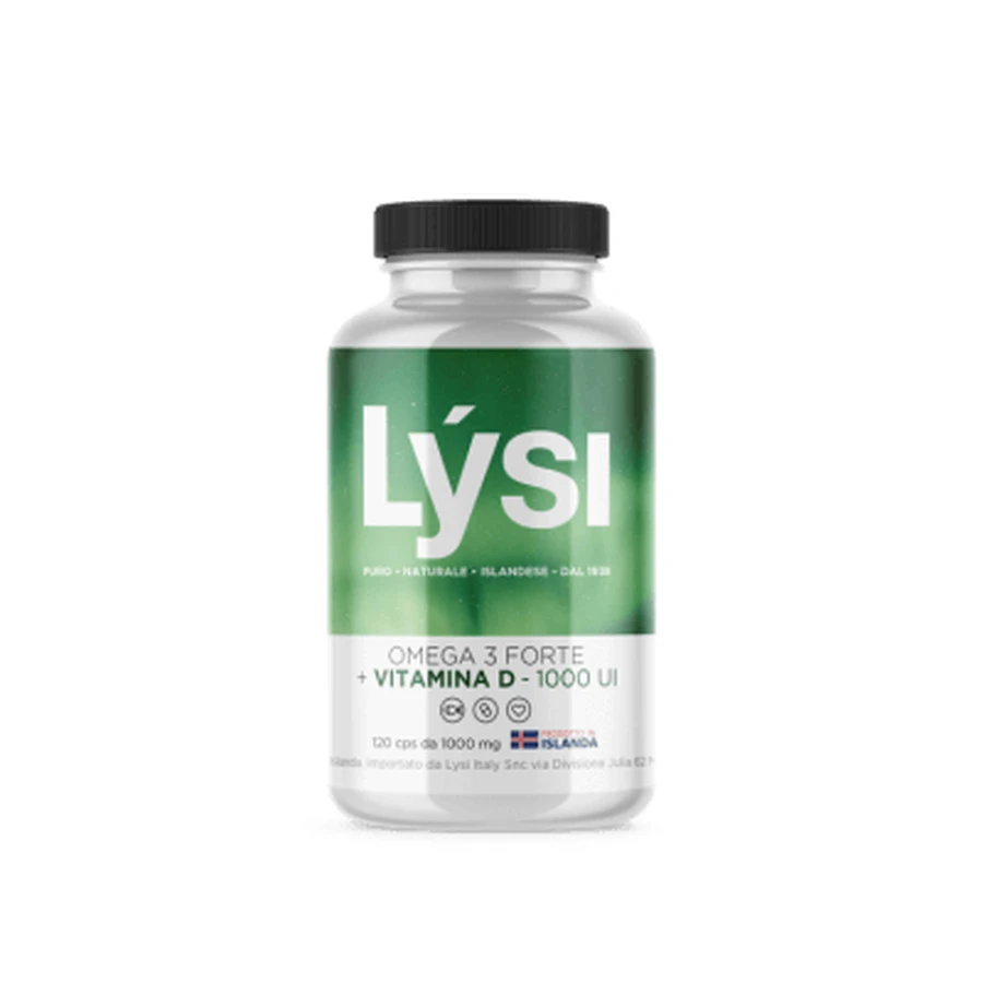 Lysi omega 3 vitamine d 120 capsules