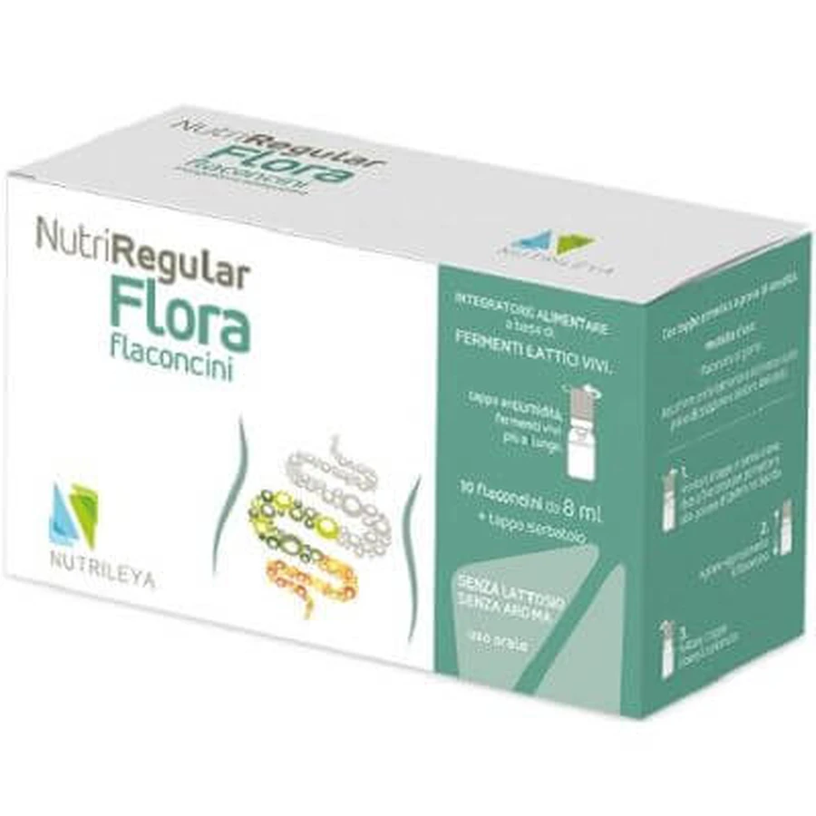 Nutriregular flora 10 vials 8 ml