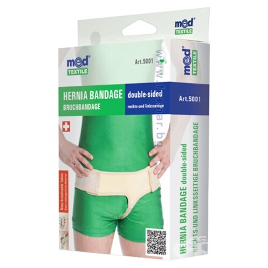 Cumpără Centura hernie inghinala bilaterala bej, marimea XL/XXL, 5001, Med Textile Centura hernie inghinala bilaterala bej, marimea XL/XXL, 5001, Med Textile