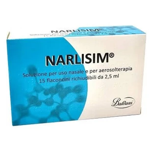Narlisim solución para uso nasal y aerosolterapia 15 viales resellables de 2,5 ml cada uno