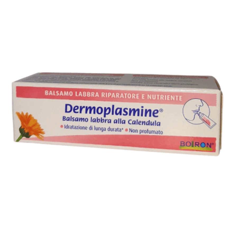 Hydraterende en verzachtende lippenbalsem met calendula Dermoplasmine 4 g