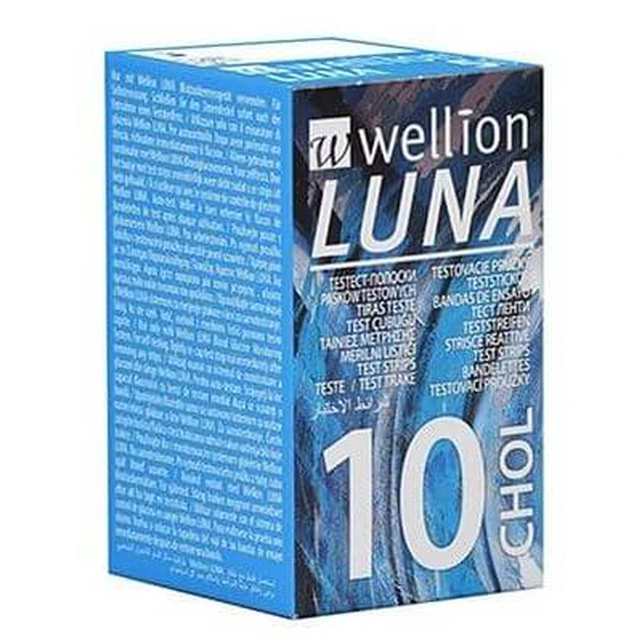 Wellion luna 10 cholesterol measuring strips