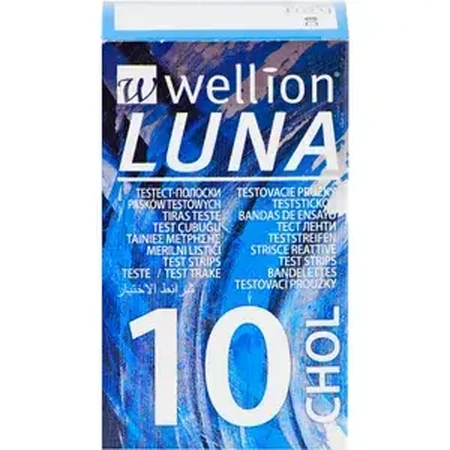 Wellion luna 10 cholesterol measuring strips