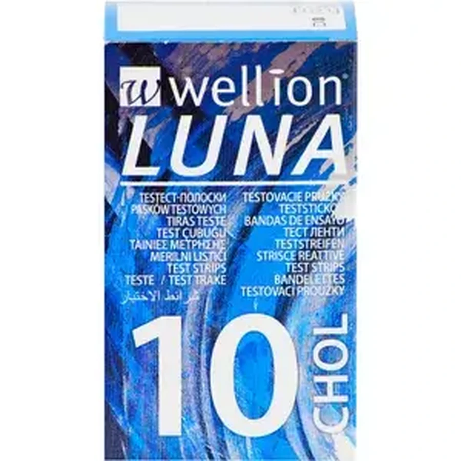 Wellion luna 10 cholesterol measuring strips