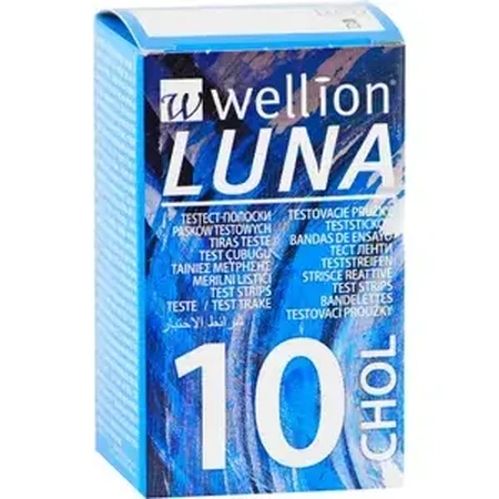 Wellion luna 10 cholesterol measuring strips