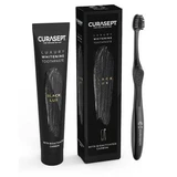 Curasept black luxury whitening toothpaste 75 ml + toothbrush
