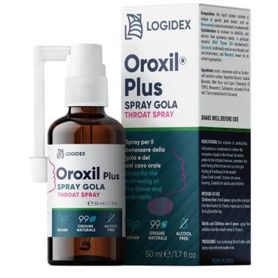Oroxil plus throat spray 50 ml