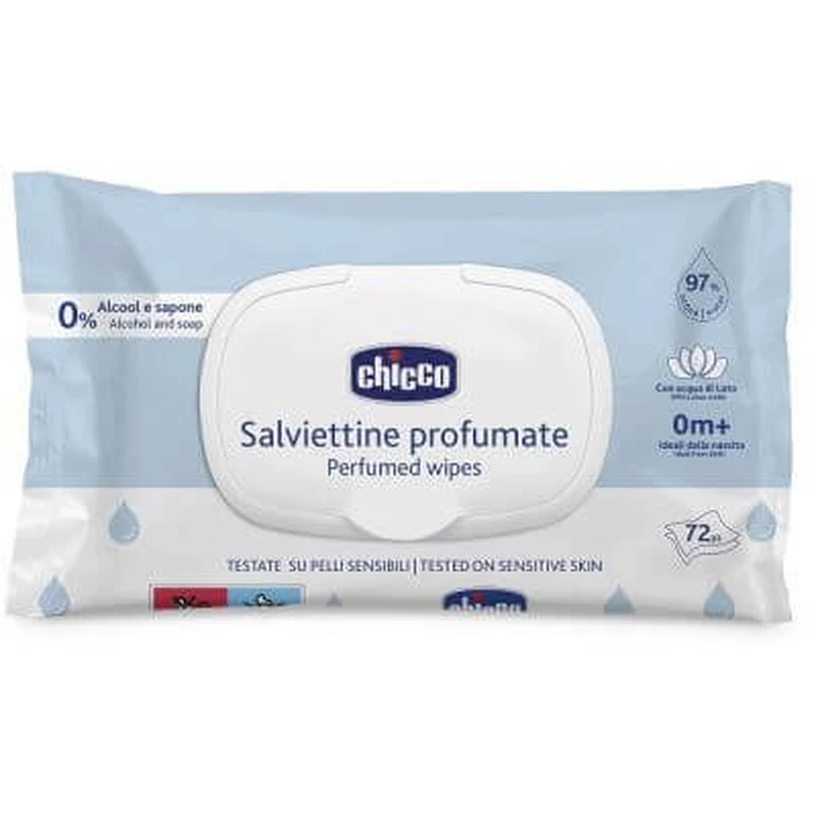 Chicco serviettes 72 pièces assiette