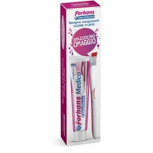 Forhans medical toothpaste + toothbrush
