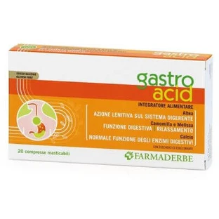 Gastro acid 20 chewable tablets