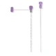 Polyurethane nasogastric tube Flocare ch 08 blue 110cm 1 pc