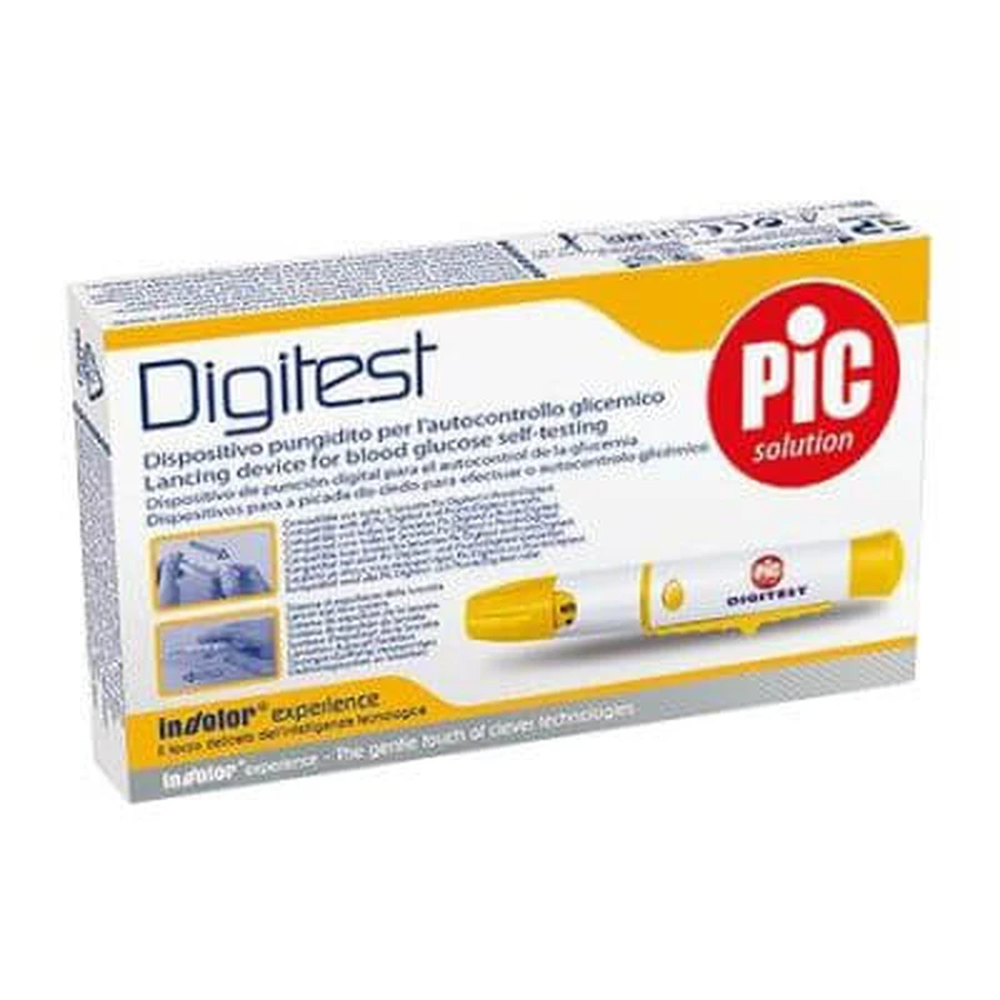 Einstellbare automatische digitest Stechhilfe 9 Stufen von Lanzetten kompatibel mit pic digitest und prontodigitest
