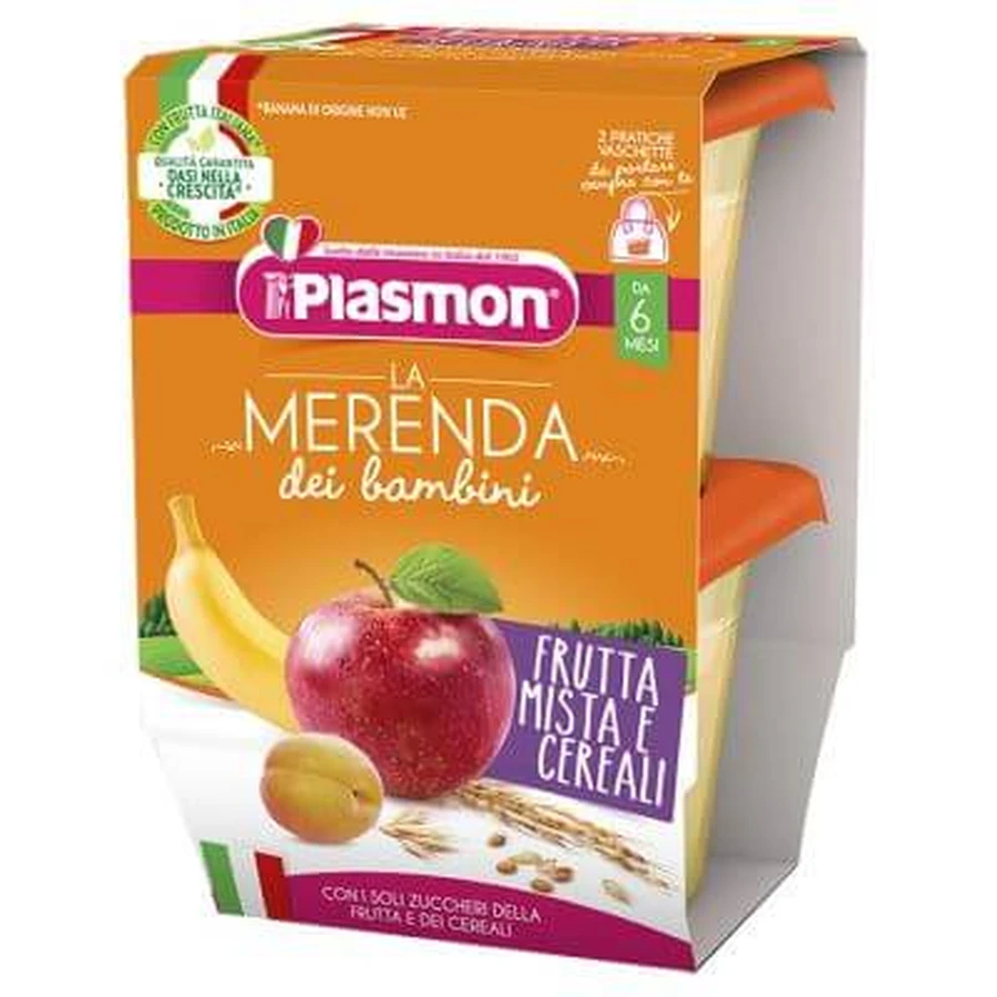 Plasmon la merenda dei bambini Fruchtsnacks Müsli aseptisch 2 x 120 g