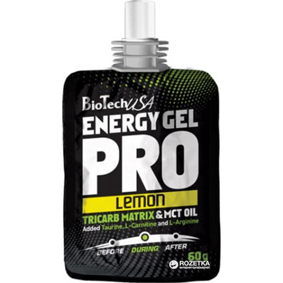 Comprar Energy Gel Limón, 60 g, Biotech USA Energy Gel Limón, 60 g, Biotech USA