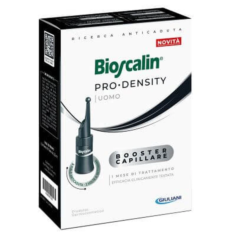 Bioscalin pro density potenciador capilar masculino 8 ampollas x 2,5ml