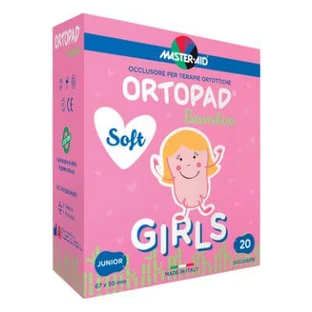 Ortopad soft orthopedic eye patch junior girls 20 pieces