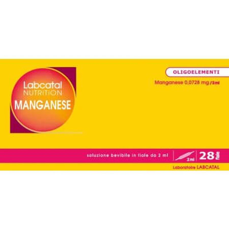Labcatal manganese nutrition 28 ampoules 2 ml