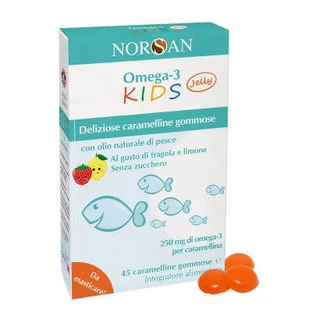 Caramelos de goma Norsan omega 3 kids 45