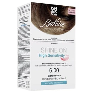 Shine on high sensitivity plus dark blond 6.00 détecteur crème 75 ml + crème colorante 50 ml